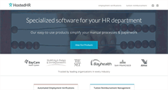 Desktop Screenshot of hostedhr.com